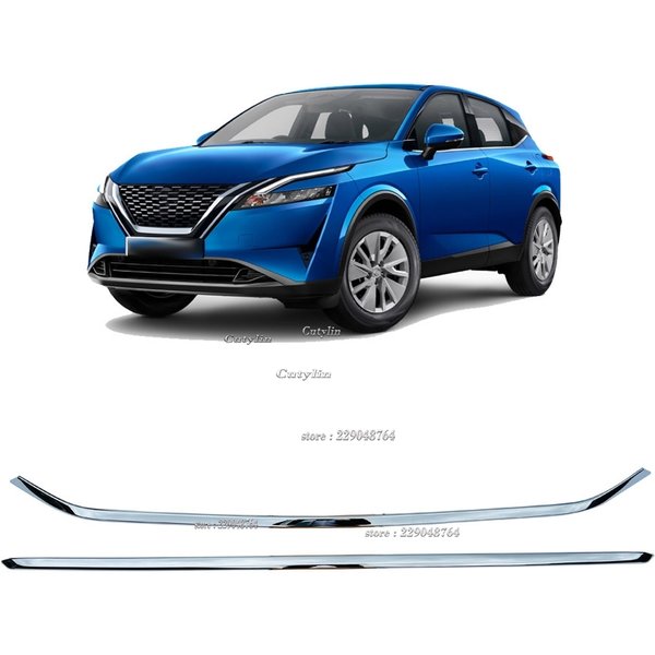 Accessories For Nissan Qashqai J12 2022 2023 ABS Chrome External Front Rear Bumper Grill Cover Trims Decoration Car Styling