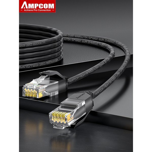 AMPCOM Ethernet-Kabel, ultradünnes Cat6 RJ45 LAN-Kabel, UTP RJ 45 Netzwerkkabel, Patchkabel für Desktop-Computer, Modem, Router