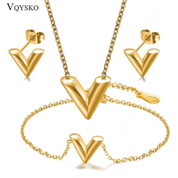 Mode en acier inoxydable lettre pendentif collier pour femmes bijoux accessoires couleur or initiale Alphabet colliers en gros