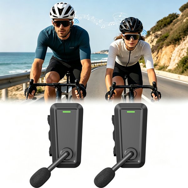 Bezprzewodowe słuchawki Bluetooth C10, interkom do kasku wspinaczkowego z redukcją szumów, słuchawki do rowerów i jazdy na rowerze na zewnątrz, do udostępniania muzyki.