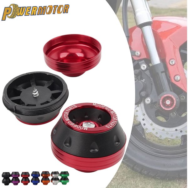 Motorrad Universal Vorderer Stoßdämpfer Crash-Schutz Radschutz-Pads Enduro Roller Dirt Bike Motocross Zubehör