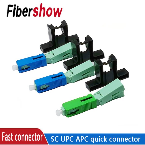 FTTH SC UPC Optical Fibe Quick Connector SC FTTH Fiber Optic Fast Connector Embedded High Quality SC APC
