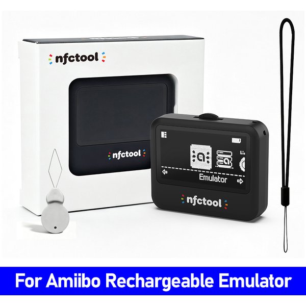 NFCTool Pixl.js für Amiibo-Emulator-Simulator mit OLED-Bildschirm, Bluetooth, intelligenter Universal-Schreiber für Switch 2/3DS/Wii U