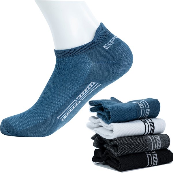 5 Paar hochwertige Herren-Söckchen, atmungsaktive Baumwolle, Sportsocken, Mesh, lässig, sportlich, Sommer, dünn geschnitten, kurze Socken, Übergröße