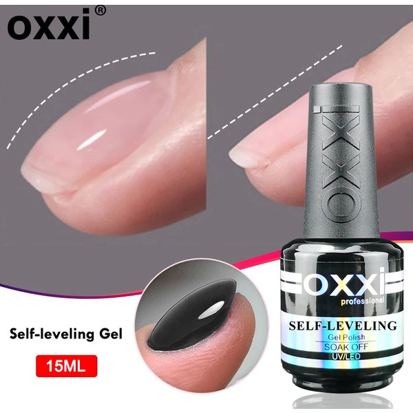 OXXI Gel Polish Auto-nivelant 15ml – Vernis Gel Semi-Permanent Renforcé pour Ongles, Design Nail Art, Gel UV/LED Multifonction Ultra-Résistant