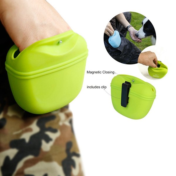 Sac de taille d'entraînement portable pour chien, sacs de taille de récompense alimentaire, poudres de stockage de rajeunissement en plein air, appât de collation soucieux, chiens d'obéissance et