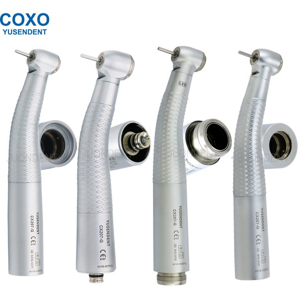 COXO YUSENDENT – pièce à main dentaire à grande vitesse, avec lumière LED, Turbine dentaire à Fiber optique, 6 trous, adaptée à KAVO NSK Sirona WH CX207-G