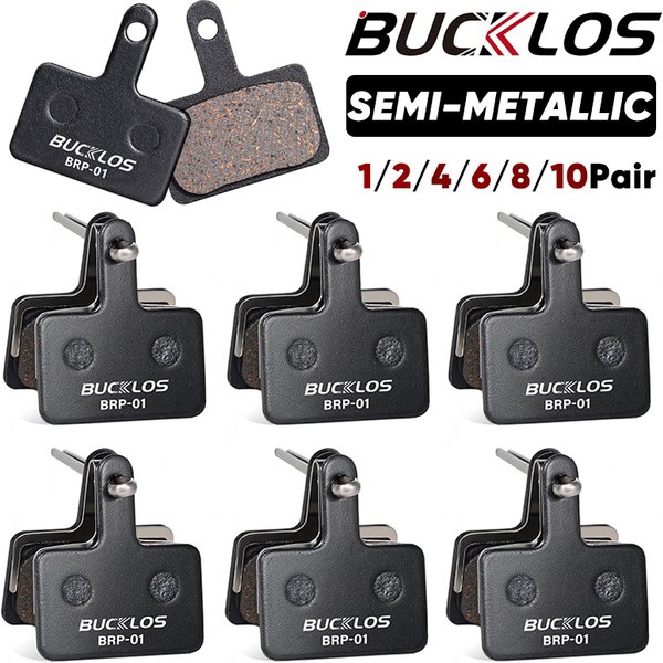 Bucklos Semi-Metal Mountainbike Scheiben bremsbeläge Halb metall hydraulische Scheiben bremsbeläge Fahrrad bremsbeläge für Shimano B01s B05s