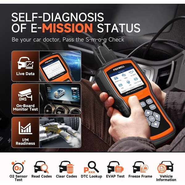 Auto OBD2 Scanner Diagnosegerät Foxwell Nt630 Plus Codeleser ABS Airbag EPB OIL SAS Kalibrierung Motor Auto Analysegerät