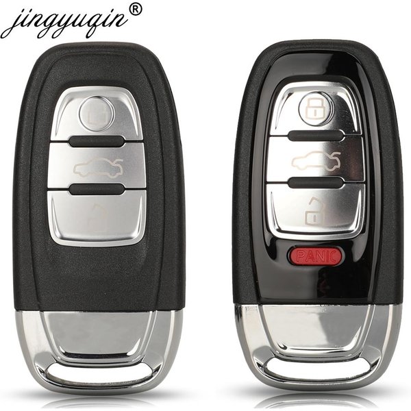 Jingyuqin Für Audi A4l A3 A4 A5 A6 A8 Quattro Q5 Q7 A6 A8 Remote Key Fob Shell Fall Ersatz auto Schlüssel Shell 3 /4 Tasten