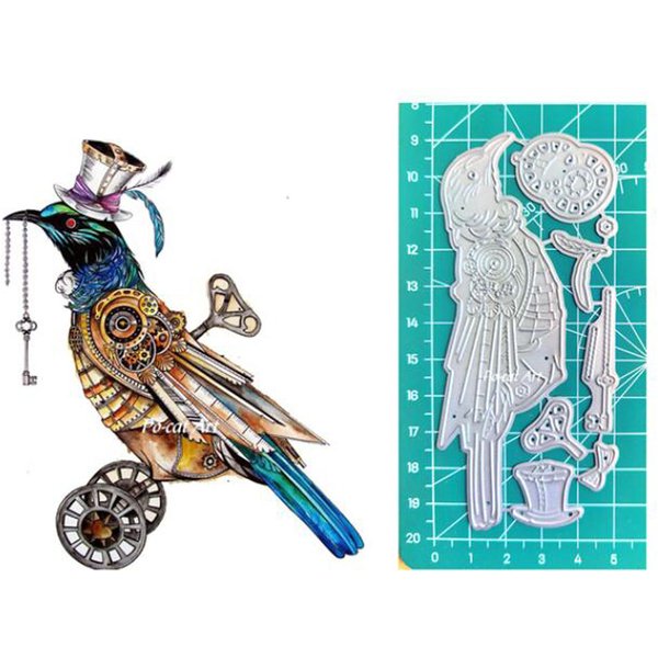 Metalls chneid werkzeuge Vogel Scrap booking Schablone für Papier herstellung Stanz präge karte Bastel album