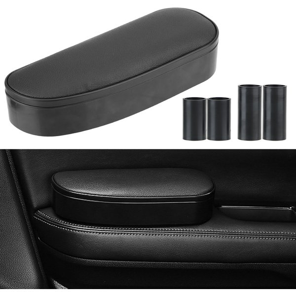 Car Universal Door Armrest Storage Box Arm Rest Interior Elbow Adjustment Support Bracket Accessories Anti Slip Mat