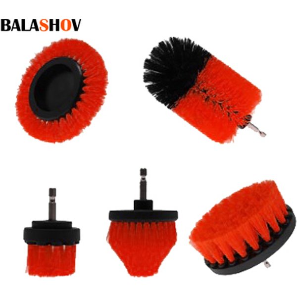 Electric Drillbrush Nylon Round Cleaning Brush For Bathtub Carpet Glass Tires Toilet Floors Rust Remover Cleaner Kit 22pcs