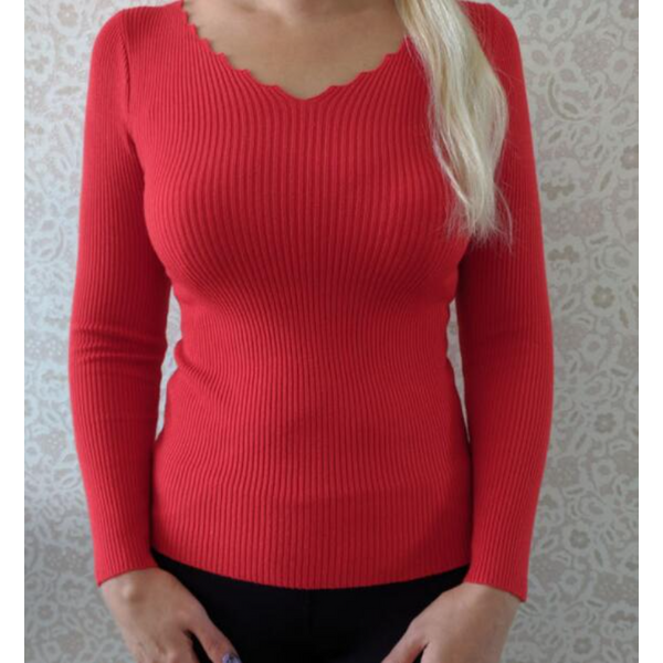 Pull tricoté à manches longues, couleur unie, noir et blanc, coupe ondulée, col en v, basique, bureau, automne 2024, 7809