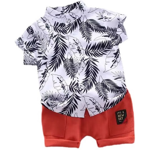 New Summer Baby Clothes Suit Children Boys Fashion Shirt Shorts 2Pcs/Sets Toddler Casual Costume Infant Outfits Kids Tracksuits