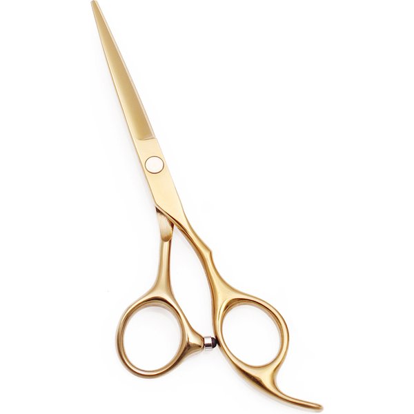 1 pièces 5.5 ''ciseaux à cheveux salon de coiffure professionnel ciseaux de coupe coiffeur japon 440C ciseaux en acier or C888