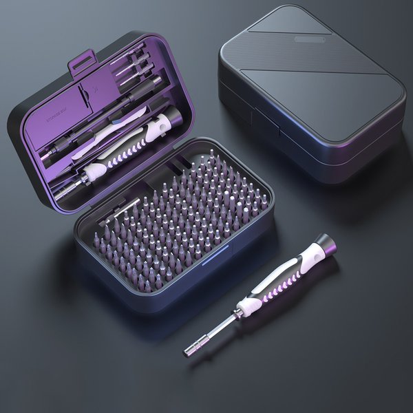Präzisions-Schraubendreher-Set, 130 in 1, tragbare Handwerkzeug-Sets, magnetische Bits, klein, für Xiaomi Mobile, Handy, PC, Uhrenreparatur