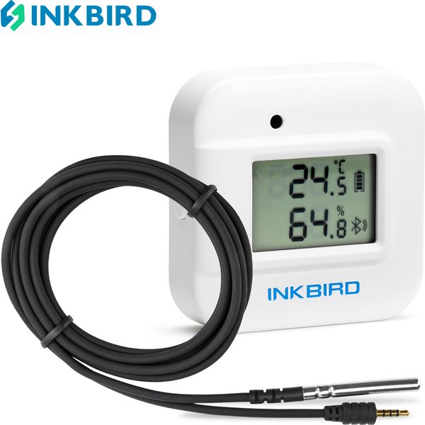 INKBIRD IBS-TH2 Plus moniteur de température et d'humidité sans fil Bluetooth aimant de sonde externe étanche pour la brassage de viande à la maison