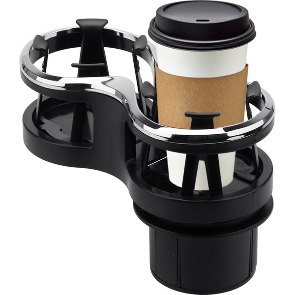 Car-styling Glasses Phone Organizer Car Mounted Glass Rack Tea Cup Stand Bracket Car Cup Holder Dual Drinking Bottle Holder