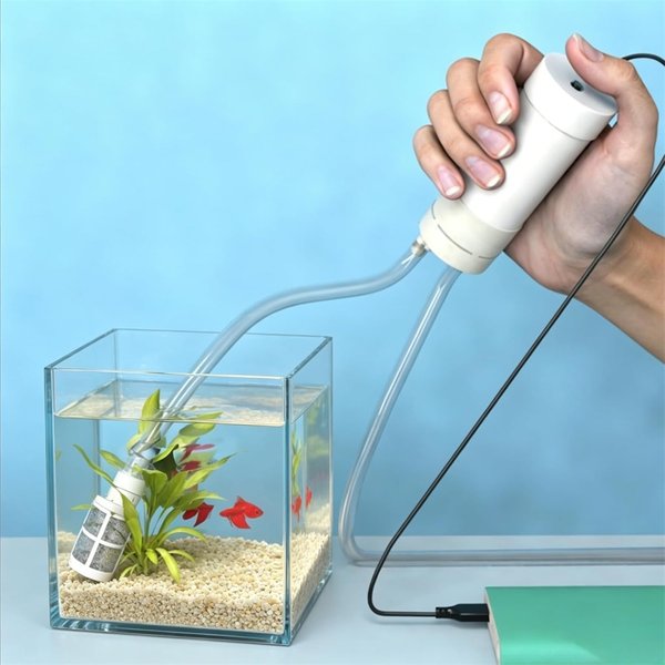 1 Stück DC 5V Elektrische Wasserpumpe USB-betrieben, selbstansaugend, mit 3 Meter Schlauch für Haus- und Gartenbewässerung, Fischbeckenreinigung