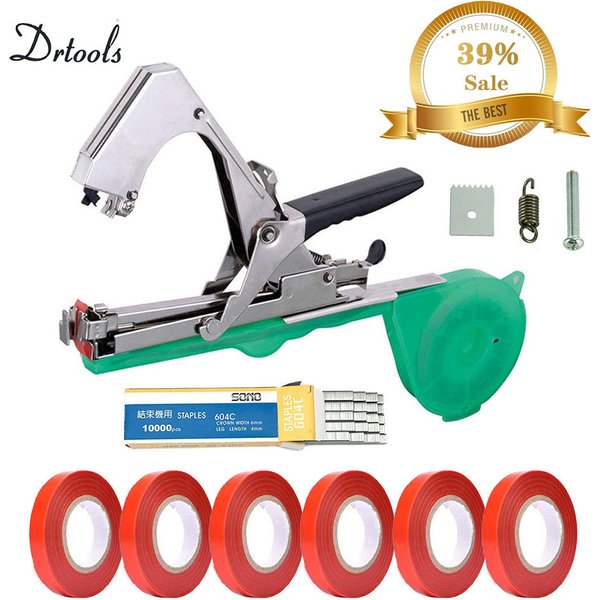Drtools-Machine à relier à la main, outils de jardin, jarretière, plantes, branche de plantes, légumes hachés, bandes de ruban adhésif, jardin domestique