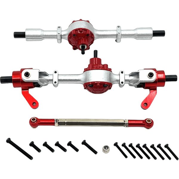 Metall-Upgrade-Fernsteuerungs-Auto-Vorder- und Hinterachse, passend für WPL 1/16 C44 C34 FJ45