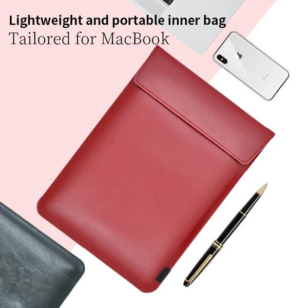 Umschlag 14 zoll laptop tasche super slim hülse hülle pu leder hülle für macbook pro14 dell hp matebook 14