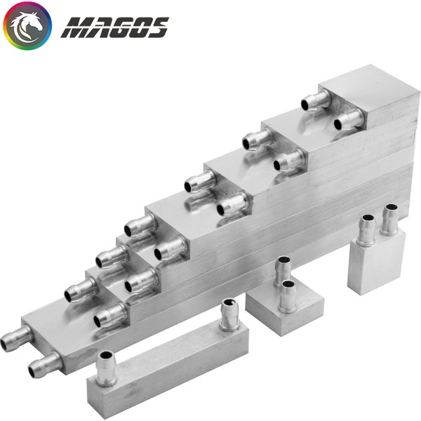 Aluminium-PC-Wasserkühlungskühler für Flüssigkeitskühler, Prozessor, Kühlkörper, 40, 80, 120, 160, 200, 240, 250 mm