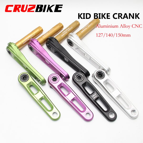CRUZbike – pédalier de vélo pliant pour enfants, manivelle de technologie creuse ultralégère 127/140/150mm en alliage d'aluminium 7075 axes