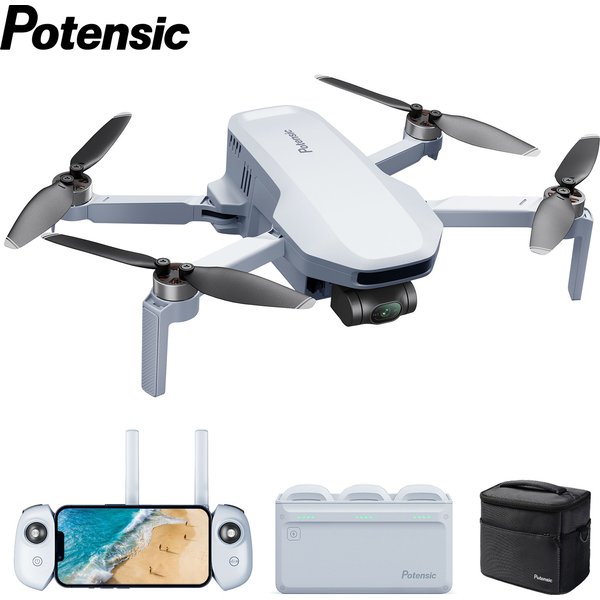 Potensic C0 Mini Drone 3 axes cardan 6KM GPS 4K caméra professionnelle Drones sans brosse RC jouet quadrirotor pour cadeaux de voyage ATOM