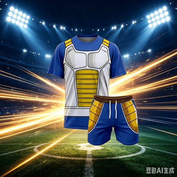 Sommer Neu Dragon Ball Z Vegeta Kampfstil Sport Kurzarm-Shorts Erwachsenen Fitness Laufset Kinder Rollenspielkleidung