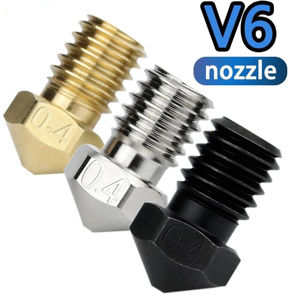 Hochwertige Hochtemperatur-E3d-v6 düse aus gehärtetem Stahl 1,75mm für 3D-Druckerdüsen v6 hotend voron 2,4 prusa i3 ender3