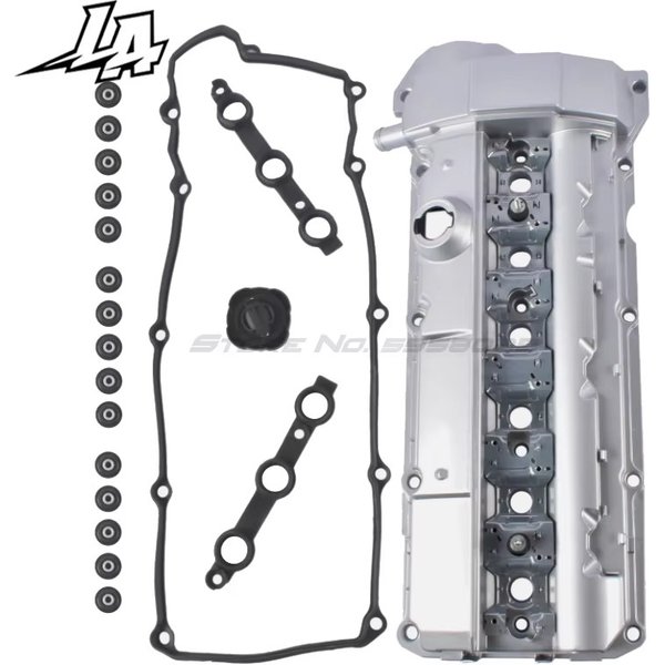 Neues Motorventildeckel-Kit OE 11121703341 11121748630 Passend für BMW E36 E39 E38 Z3 M52 S52 328i 528i M3 Zylinderkopfhauben-Set