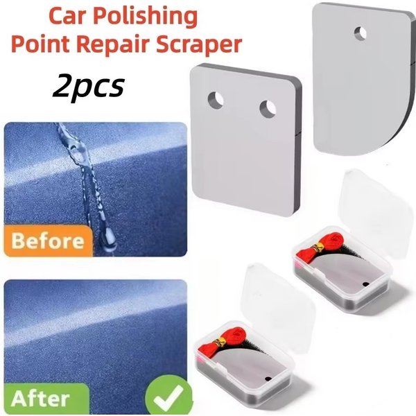 Nouveau grattoir de réparation ponctuelle pour polissage automobile, élimination de peinture, nettoyage de film, traitement des taches sur surfaces dures, dépoussiérage et décapage de vernis
