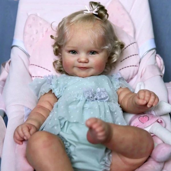 Lebensecht Reborn Baby mädchen 20 Zoll 50cm Vollkörper Vinyl Handgefertigt Babypuppen wie echt Neugeborene