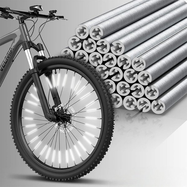 12/24/48/72/96 Stück Fahrrad-Speichenreflektoren 8cm DIY Nacht-Warnreflektoren für MTB Outdoor-Radsport Speichenreflektoren