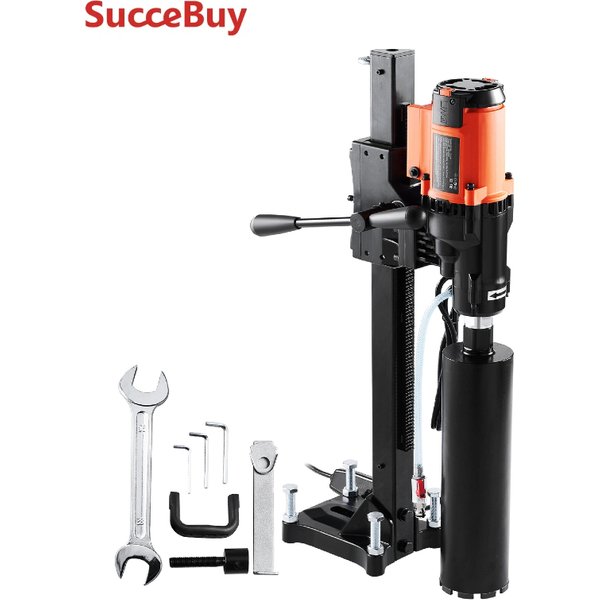 SucceBuy 3200W 750 tr/min perceuse à noyau de diamant humide/sec perceuse à béton support de plate-forme industrielle Machine de forage de noyau électrique humide