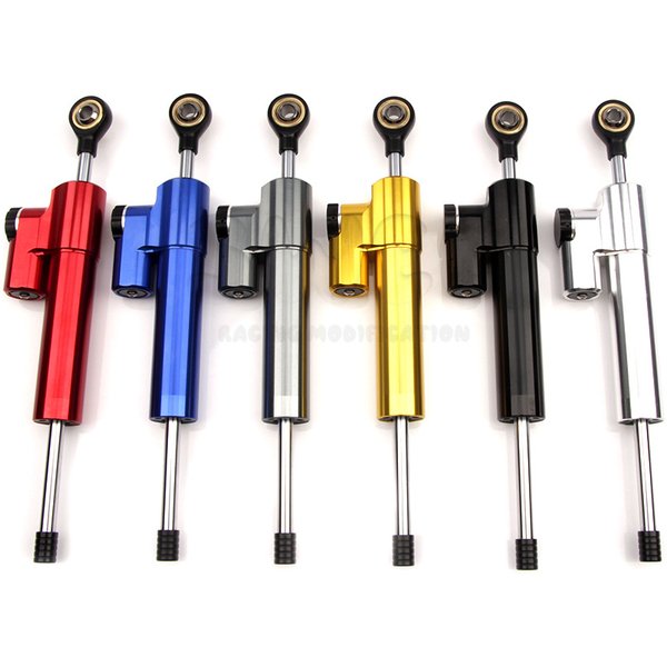 Akcesoria motocyklowe 256mm Regulowany amortyzator skrętu Stabilizator Uniwersalny Do Kawasaki Yamaha Honda BMW Suzuki Harley Aprilia