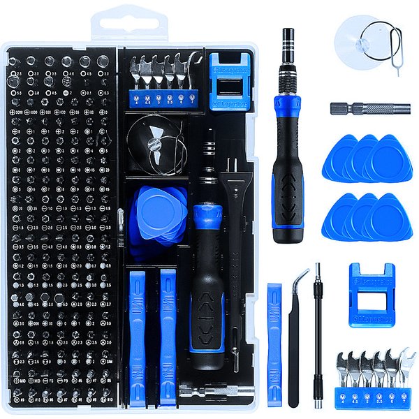 115/122/160 in 1 Präzisions-Schraubendreher-Sets, Computer-Reparaturset mit Mini-Schraubenschlüssel und Schraubenentferner, für Tablets, Uhren, iPhone