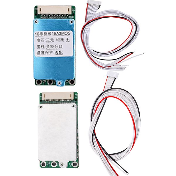 BMS 10S 36V 15A Common/SPLIT Port Li-ion Lipolymer 18650 Lithium Battery Protection Board Short Circuit Protection