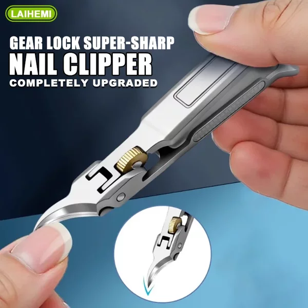 Verbesserte Nagelknipser für eingewachsene Nägel, ausgestattet mit Nagelfeile und Verschlussmechanismus, geeignet für dicke Nägel und eingewachsene Nägel.