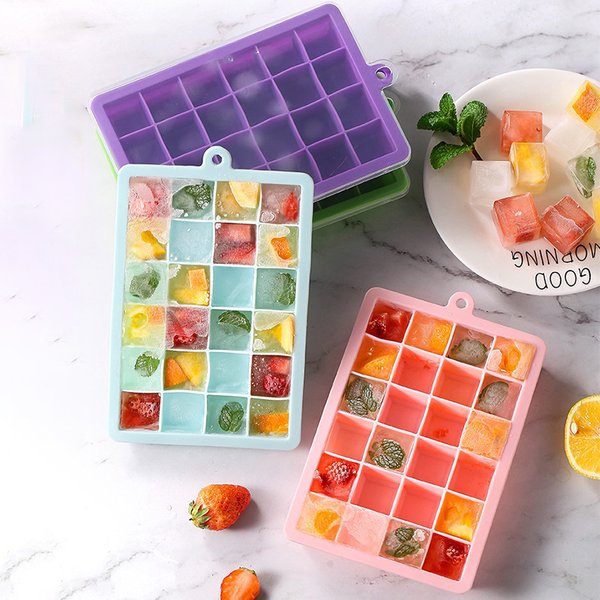 24 Grid Ice Cubes Silicone Ice Ice Mold Ice Breaker Ice Grid Tray Small Square Mold Ice Maker Silicone Mold