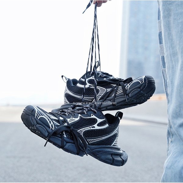 Thick Soled Shoes for Men and Women Size36-45 Paris 3Xl Dad Shoes Height Increasing Breathable Chunky Shoes Casual Sports Shoes