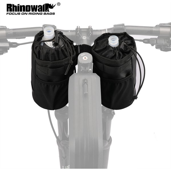 Rhinowalk Fahrradtasche Radfahren Wasserflasche Trägertasche MTB Fahrrad Isolierte Wasserkocher Tasche Reiten Lenker 2 Stück Zubehör