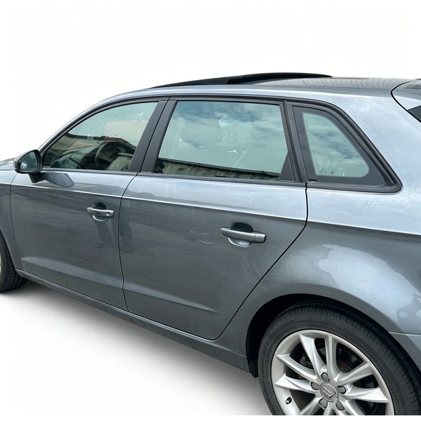 Autocollant de garniture de fenêtre Chrome Delete pour Audi A3 8V 2013-2020 Hatchback, noir brillant/mat, autocollant extérieur