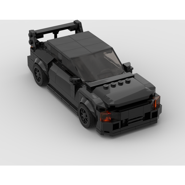 MOC Mitsubishi EVO 276 pièces, voiture de course sportive, blocs de construction, briques, garage créatif, jouets pour garçons