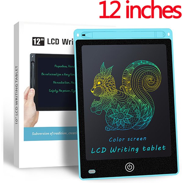 10/12/inch LCD Writing Tablet Drawing Board Kids Graffiti Sketchpad Toys Handwriting Blackboard Magic Drawing Board Kid Toy Gift