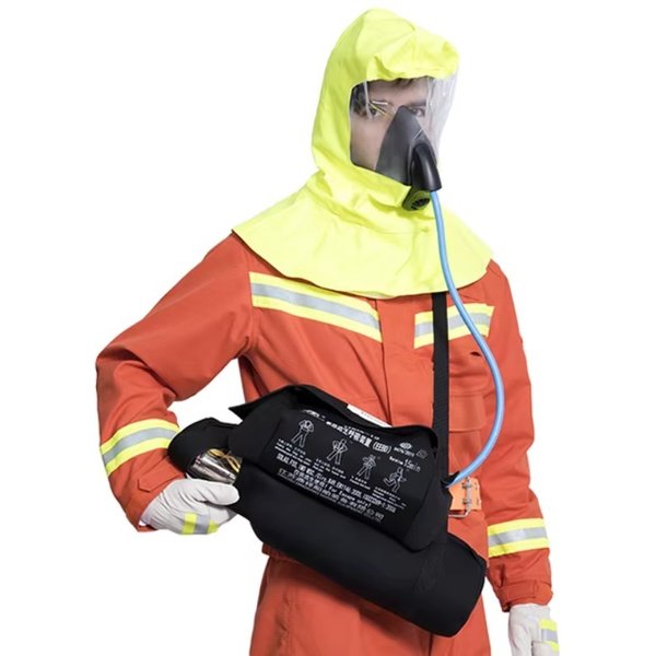 Appareil respiratoire d'évacuation d'urgence, cylindre en acier de 3L, Air comprimé Portable, sécurité de lutte contre l'incendie EEBD