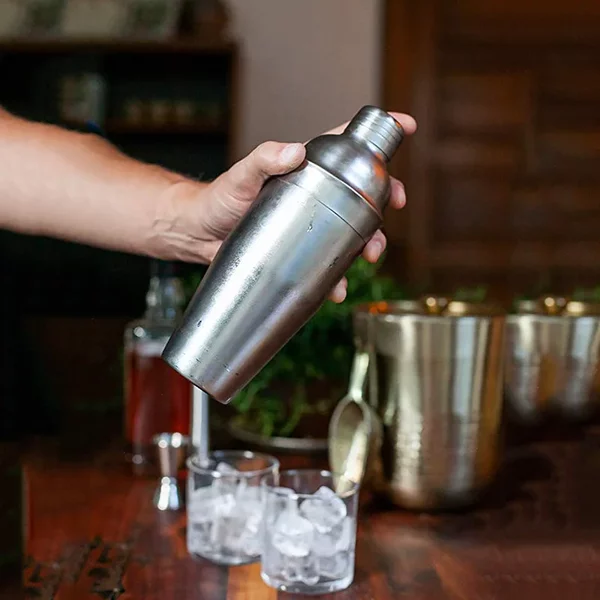 Shaker à Cocktail en acier inoxydable, outils de barman, Kit de barman, mélangeur de boissons Boston Martini Sharker, 1 pièces