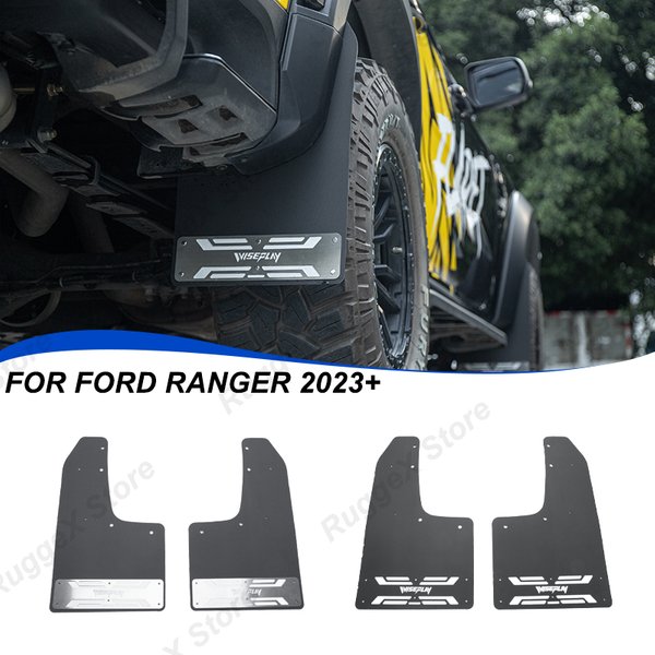 For Ford Ranger Car Front Rear Wheel Wider Mudguard Off-road Exterior Splash Fender Accessories Installation Without Drilling